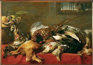 Natura morta di caccia da Frans Snyders or Snijders