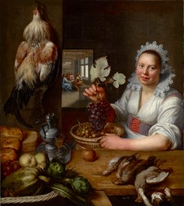 Scena di cucina con Cristo a Emmaus da Frans Snyders or Snijders