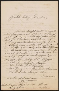 Lettera ad August Allebé