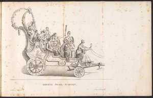 Primo carro trionfale nel corteo per San Rombaldo, 1825