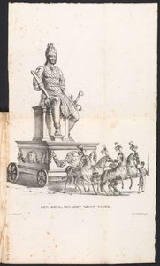 Gigante Nonno nella processione per San Rombout, 1825 da Frans Vervloet