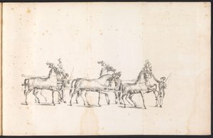 Corteo del primo carro trionfale per San Rombaldo, 1825 da Frans Vervloet