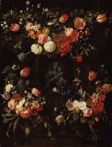 Madonna circondata da fiori, 1662