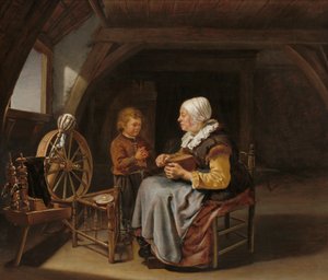 Dire la grazia da Frans van Mieris