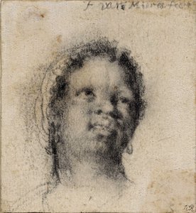 Testa di donna nera