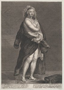 Ritratto di Helena Fourment, seconda moglie di Rubens, con una pelliccia sulle spalle, 1728