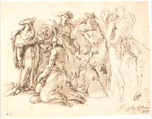 Composizione figurativa alla Raffaello