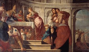 La Presentazione di Cristo al Tempio e il Battesimo di Cristo da Frantz Cleyn