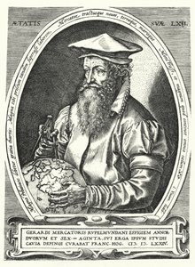 Gerardus Mercator, cartografo, geografo e cosmografo fiammingo da Franz (after) Hogenberg