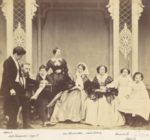 [Ritratto di gruppo delle famiglie Antoine e Höusermann] da Franz Antoine