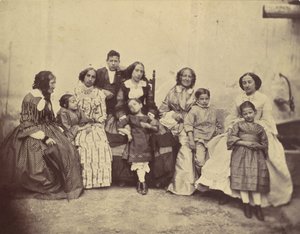 [Dieci membri della famiglia Antoine], 1850-60 da Franz Antoine