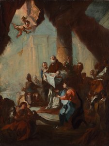 Studio per La presentazione di Cristo al Tempio per Sant