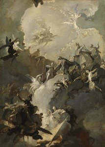 La glorificazione dei santi reali ungheresi da Franz Anton Maulbertsch