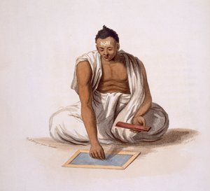 Un Dyback, o astrologo, 1804 da Franz Balthazar Solvyns