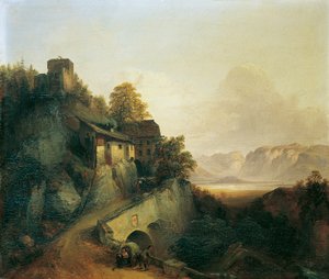 Strada di montagna in Tirolo da Franz Barbarini