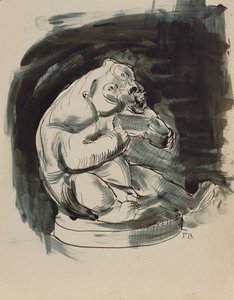 Orso malese seduto