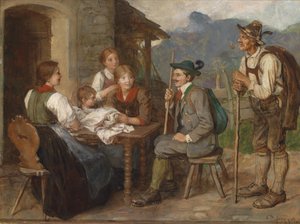 Salone tirolese da Franz Defregger