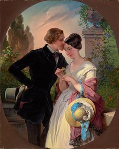 Faust e Gretchen nel XIX secolo da Franz Dobiaschofsky