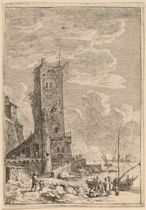 Porto di Livorno da Franz Edmund Weirotter