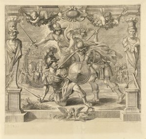 Achille uccide Ettore da Franz Ertinger