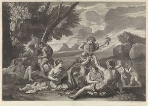 Paesaggio con baccanti da Franz Ertinger