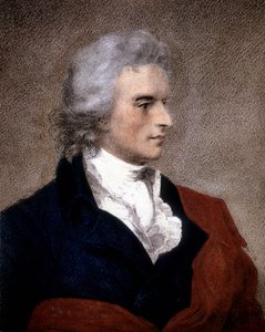 Ritratto di Friedrich von Schiller (1759 - 1805) da un dipinto di F. G. von Kugelgen.