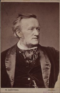 Ritratto del compositore Richard Wagner 1813-1883, prima del 1877