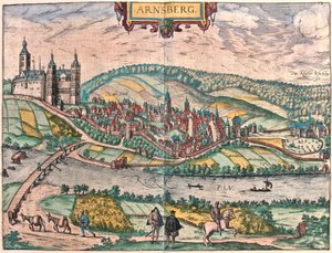 Arnsberg, Germania da Franz Hogenberg