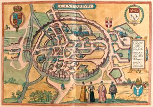 Canterbury, Inghilterra da Franz Hogenberg