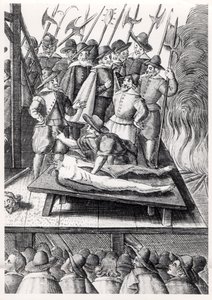 Esecuzione dei Cattolici in Inghilterra durante il regno di Elisabetta I (1533-1603) da Franz Hogenberg