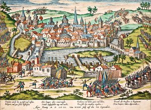 Assedio di Poitiers, luglio 1569, incisione