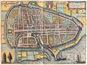 Rotterdam, Paesi Bassi da Franz Hogenberg