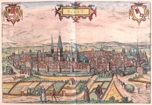 Soest, Germania (incisione) da Franz Hogenberg