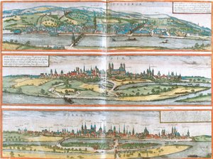 Veduta di Heidelberg, Spira e Worms, Germania