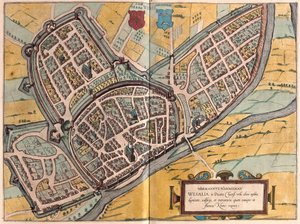 Wesel in Renania Settentrionale-Vestfalia, Germania da Franz Hogenberg