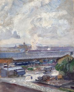 Stazione del carbone della ferrovia del nord da Franz Hohenberger