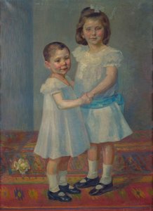 Ritratto di due bambini da Franz Jaschke