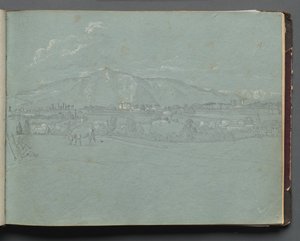 Paesaggio romano da Franz Johann Heinrich Nadorp