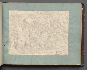Veduta romana da Franz Johann Heinrich Nadorp
