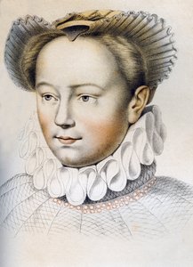 Margherita di Valois 1553-1615, regina consorte di Enrico IV di Francia, XVI secolo 1849 da Franz Kellerhoven