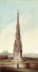 La colonna commemorativa presso Wiener Neustadt da Franz Kletzinsky