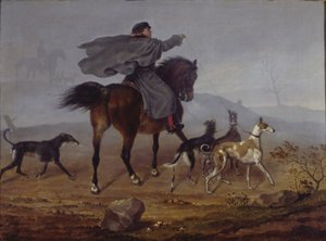 Partenza a cavallo per la caccia da Franz Krüger