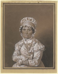 Una dama con cuffietta di pizzo da Franz Krüger
