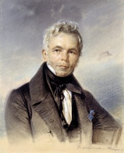 Ritratto di Karl Friedrich Schinkel, pittore e architetto prussiano da Franz Krüger