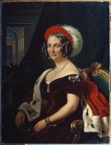 Ritratto della regina Federica di Hannover da Franz Krüger