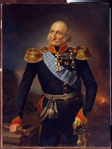 Ritratto del maresciallo conte Louis Adolphe Pierre zu Sayn Wittgenstein da Franz Krüger