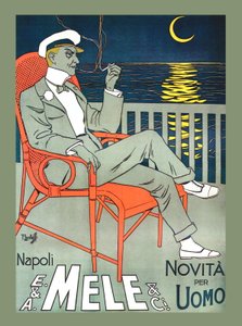 Rilassarsi in Mele Fashion & Sotto una luna crescente, inizio del 1900 da Franz Laskoff