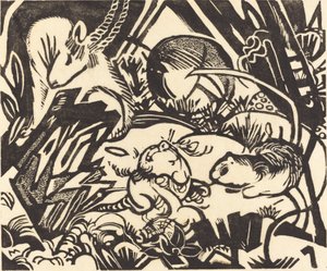 Leggenda degli animali, 1912 da Franz Marc