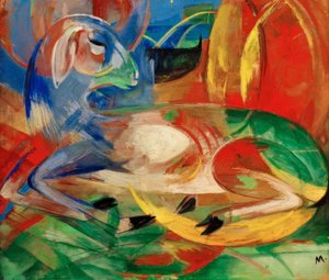 Agnello blu da Franz Marc