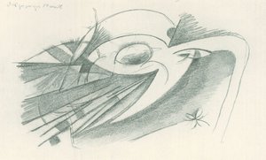 La luna avida da Franz Marc